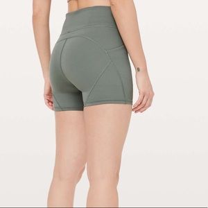 Lululemon Track & Train Short *4" - Grey Sage